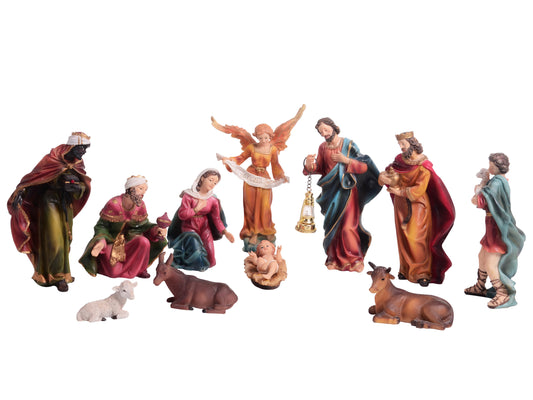 Pesebre De 20 Cm Con 11 Piezas