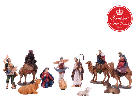 Pesebre De 15 Cm Con 11 Piezas