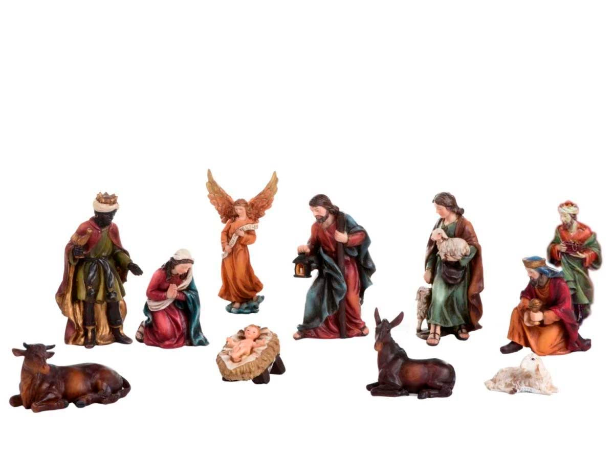 Pesebre De 11.5 Cm Con 11 Piezas