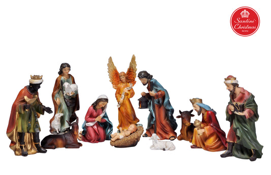 Pesebre De 14 Cm Con 11 Piezas