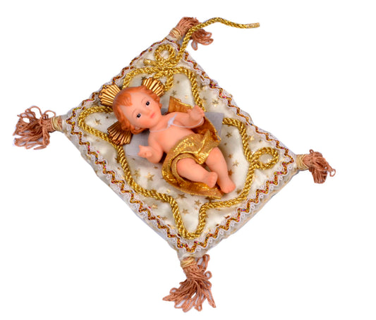 Niño Dios Jesús Para Pesebre De 13 Cm Con Cojin