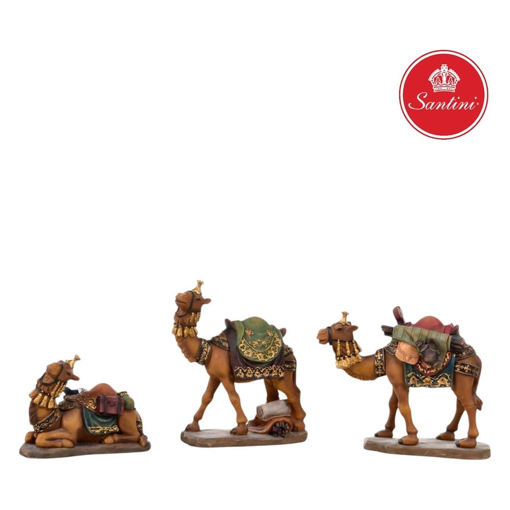 Juego Camellos x 3 Piezas De 12.5 cm