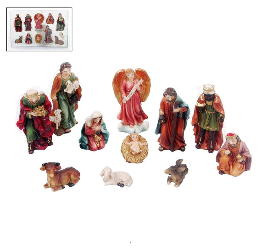 Pesebre De 5 Cm Con 11 Piezas