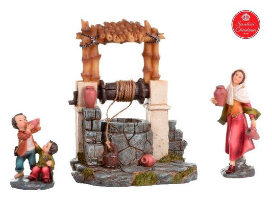 Aldeanos Y Decoración Para Pesebre De 12 Cm