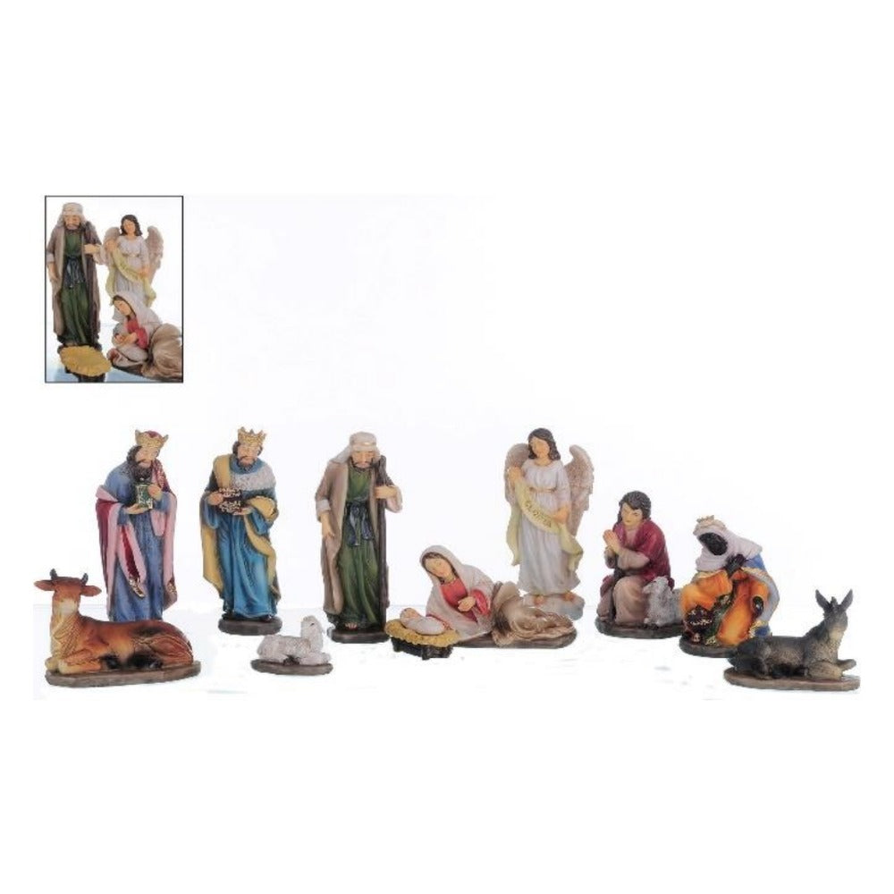 Pesebre Navideño María Acostada 11 piezas 15 cm