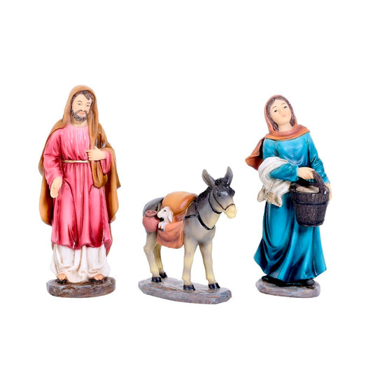 Aldeanos Para Pesebre De 15 Cm Con 3 Piezas