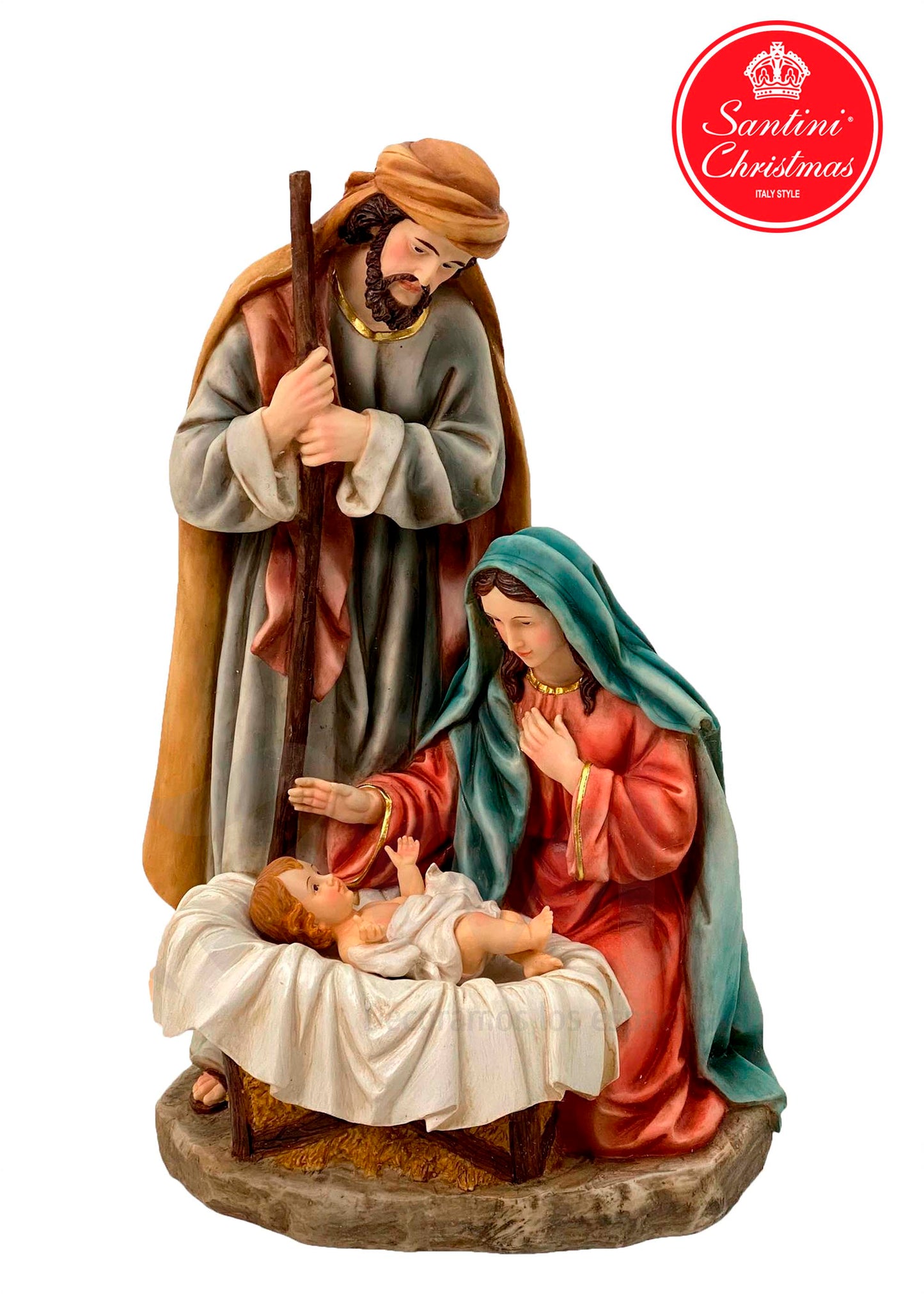 Nacimiento Pesebre 46 Cm En Marmolina