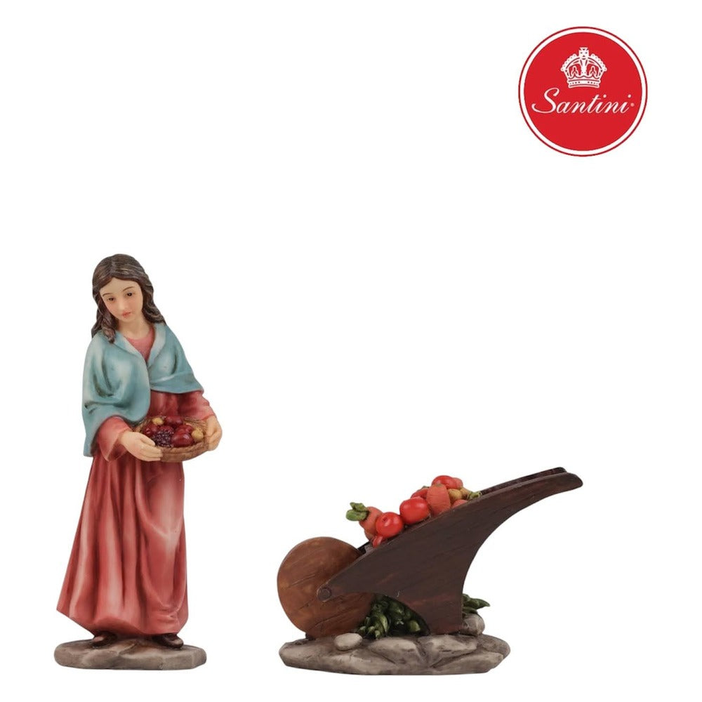 Aldeana Para Pesebre x 2 Piezas De 14.5 cm