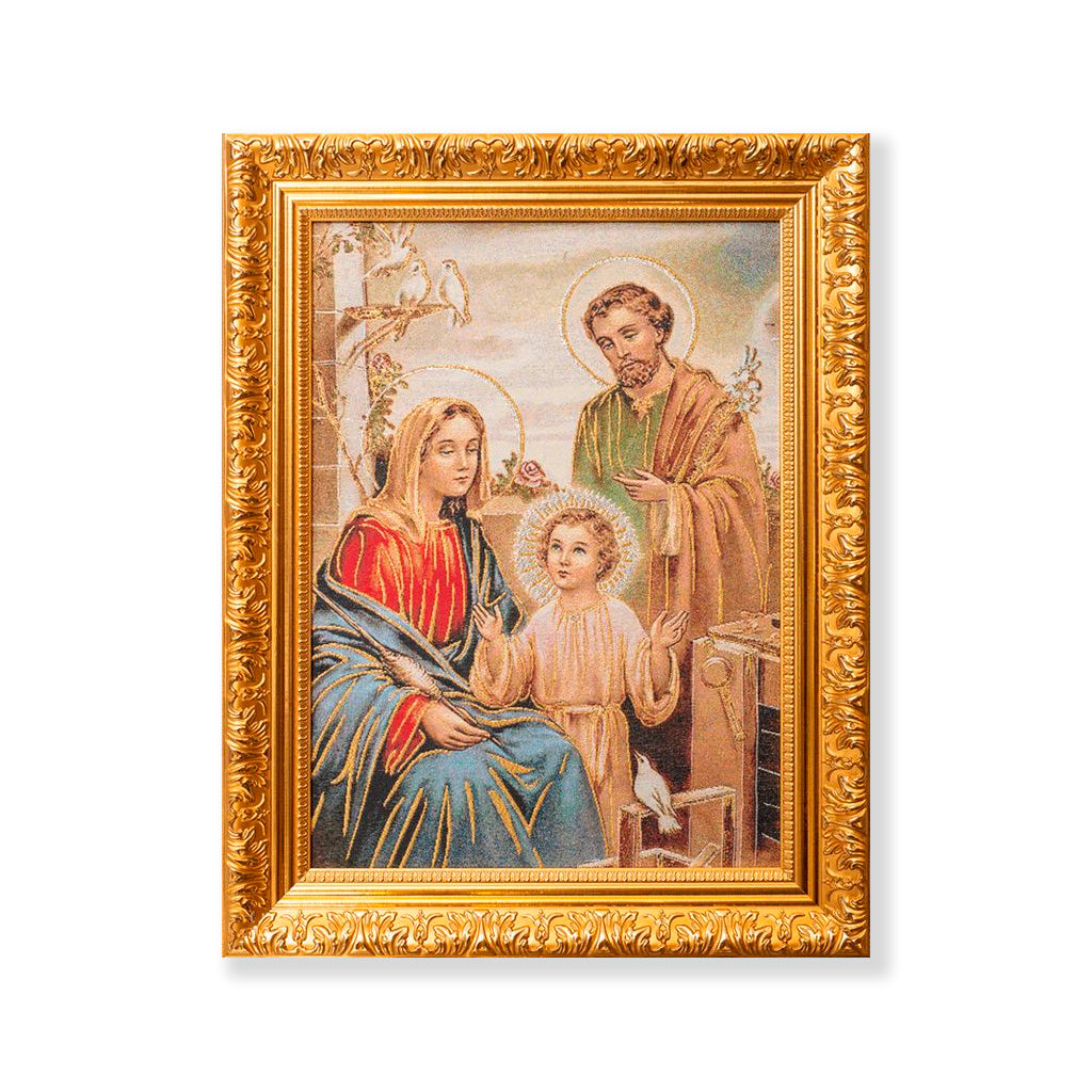 Gobelino Sagrada Familia De 50 x 40 Cm Cuadro