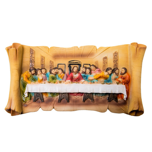 Placa De La Ultima Cena De 14 x 25 cm