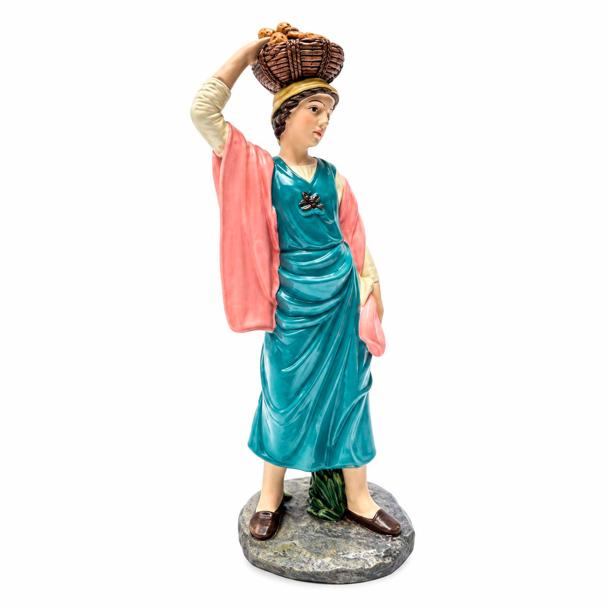 Aldeana Para Pesebre De 10 Cm