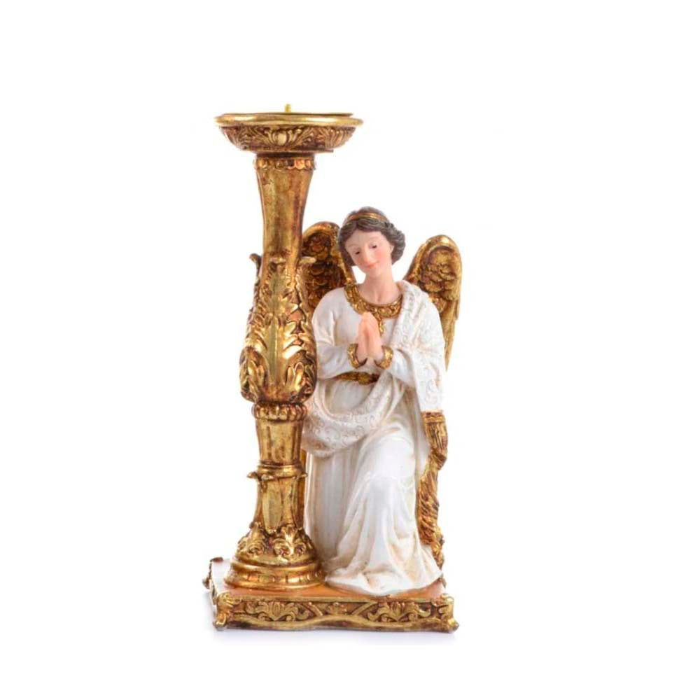 Angel Custodio De 21 Cm Candelabro