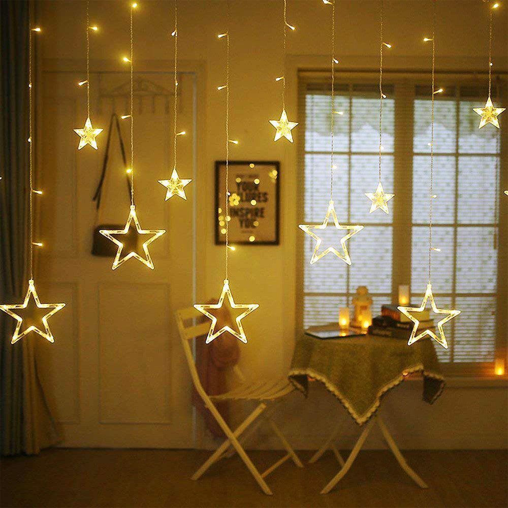 🔥 Cortina Luz Led Estrellas x3 Mt Navidad + Regalo Especial 📌 ENVIO GRATIS