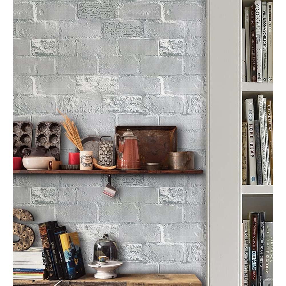 Papel Vinilo Adhesivo De 45 cm x 10 mts Gris
