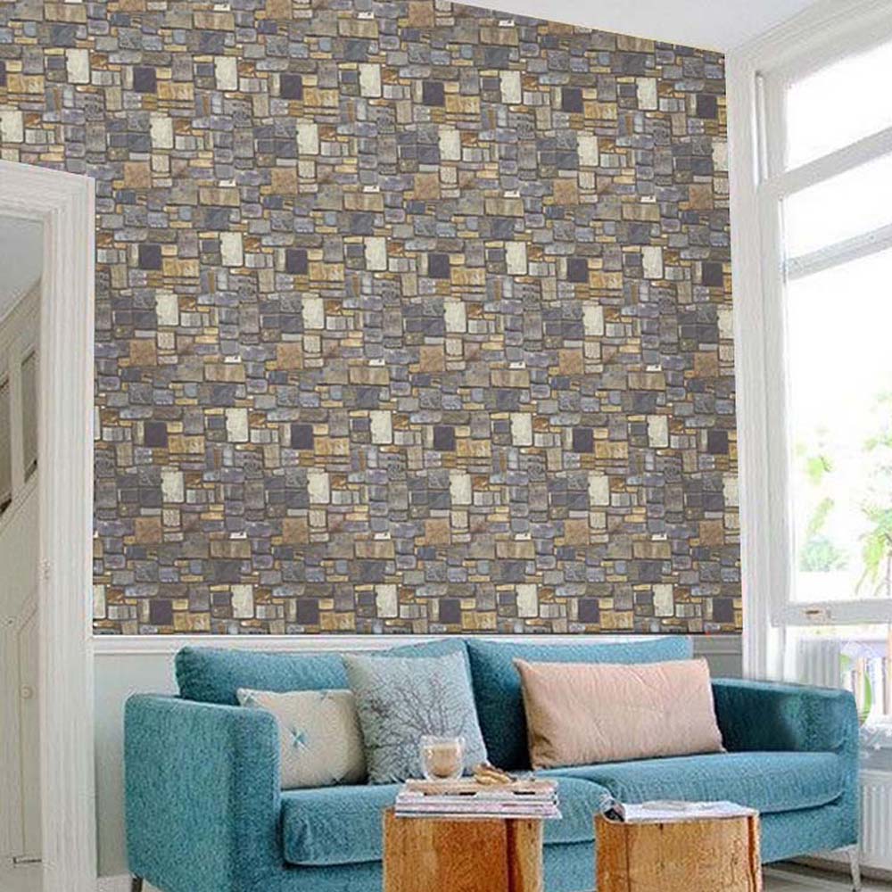 Papel Vinilo Adhesivo De 45 cm x 10 mts