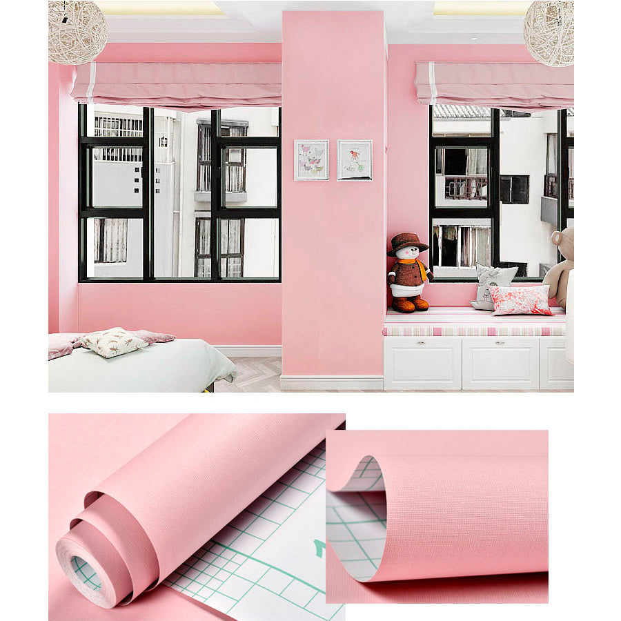 Papel Vinilo Adhesivo De 45 cm x 10 mts Rosa