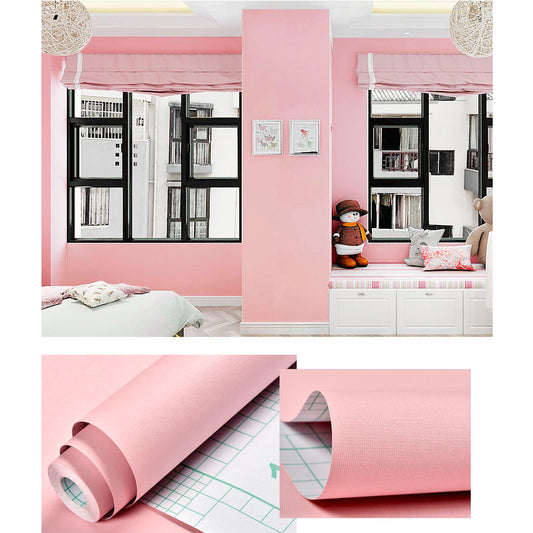 Papel Vinilo Adhesivo De 45 cm x 10 mts Rosa