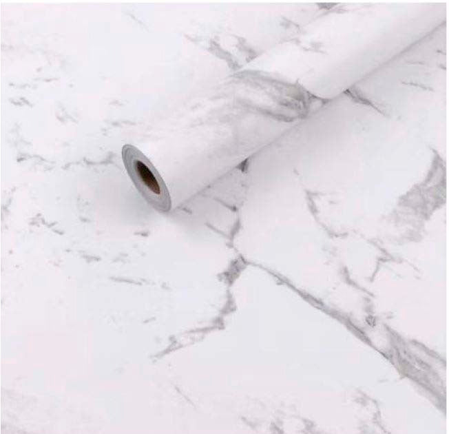 Papel Vinilo Adhesivo De 45 cm x 10 mts Marmol