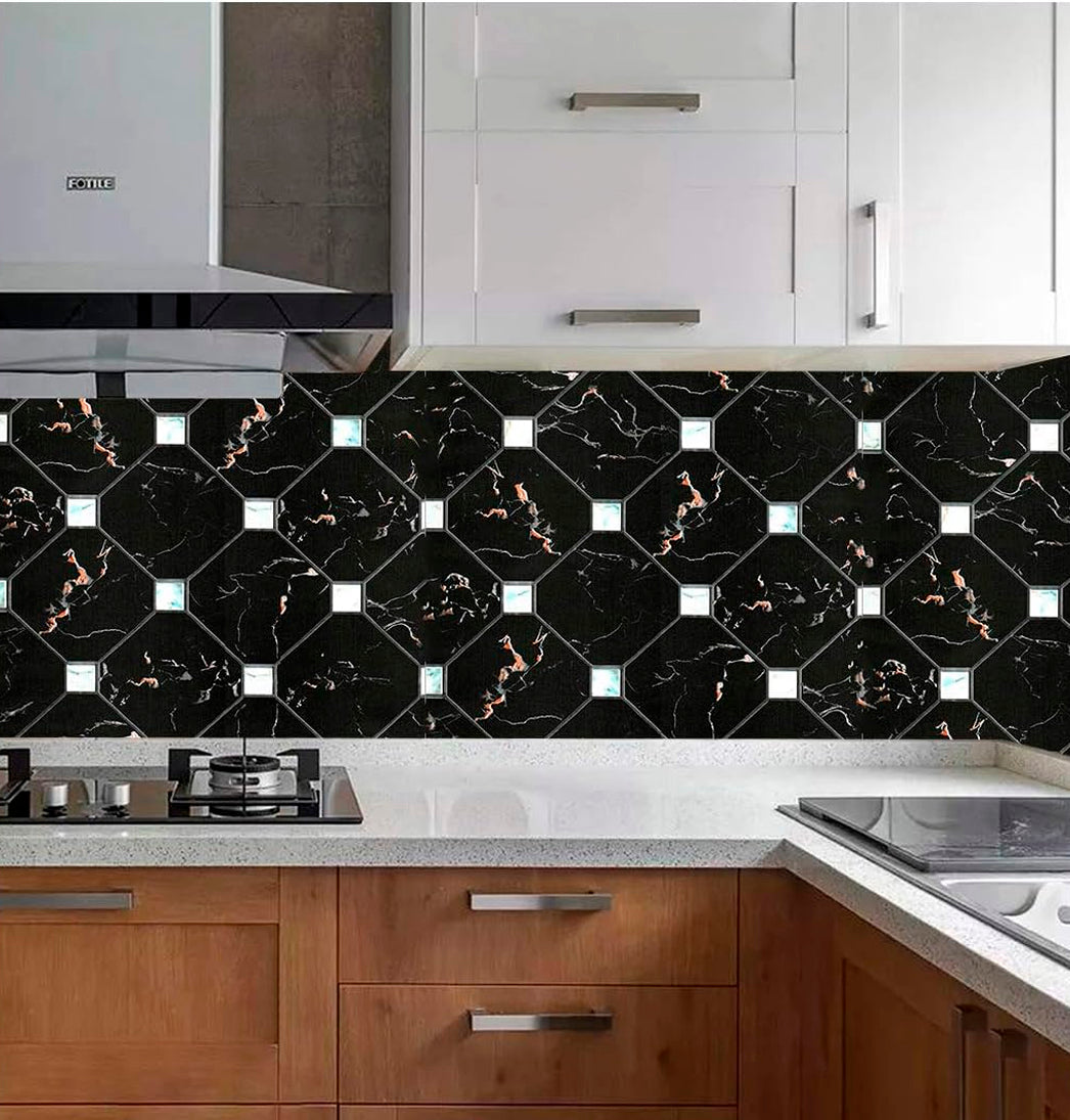 Papel Vinilo Adhesivo De 45 cm x 10 mts Negro