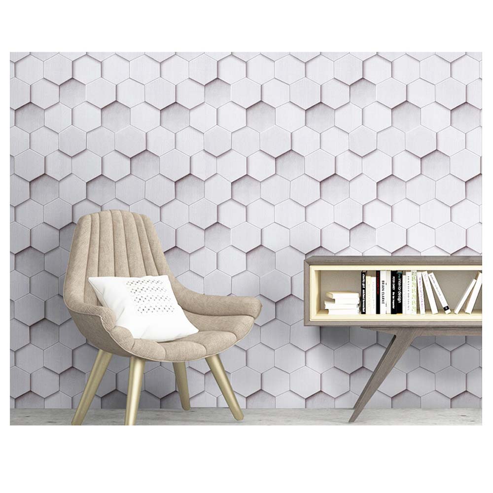 Papel Vinilo Adhesivo De 45 cm x 10 mts Geometrico