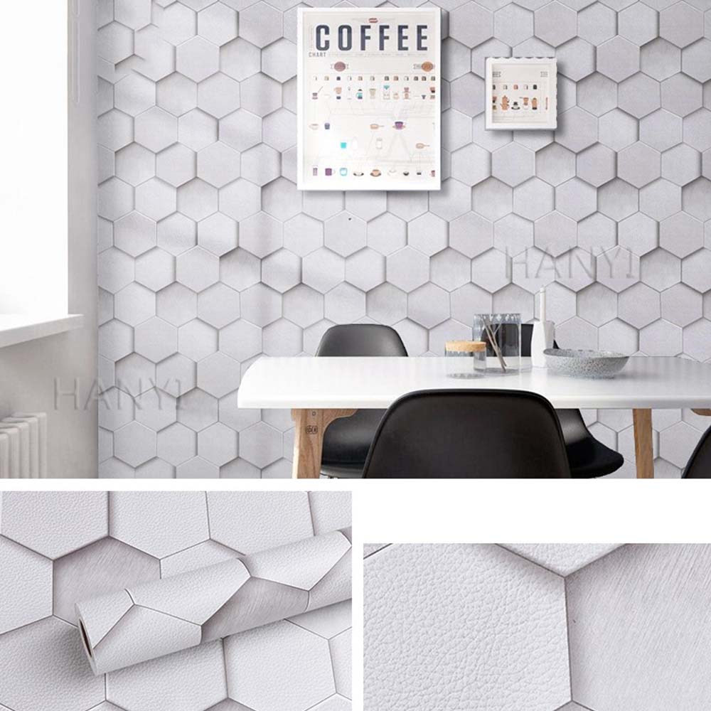 Papel Vinilo Adhesivo De 45 cm x 10 mts Geometrico