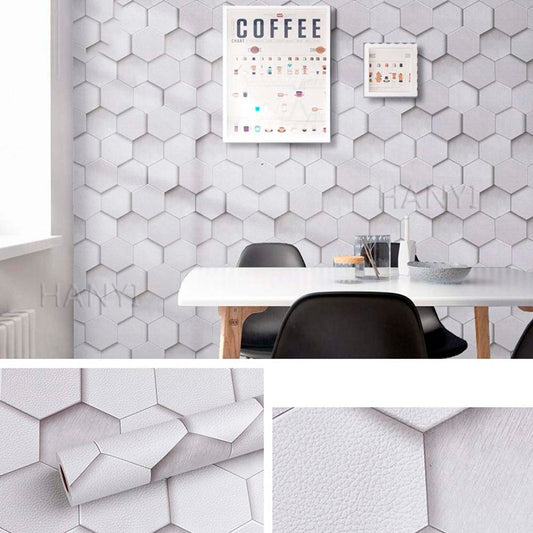 Papel Vinilo Adhesivo De 45 cm x 10 mts Geometrico