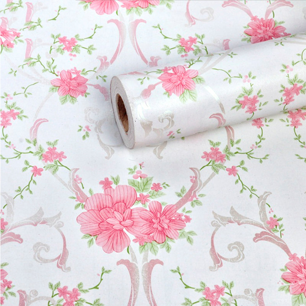 Papel Vinilo Adhesivo De 45 cm x 10 mts Floral