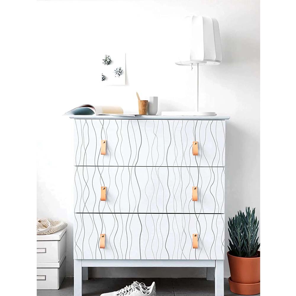 Papel Vinilo Adhesivo De 45 cm x 10 mts Blanco