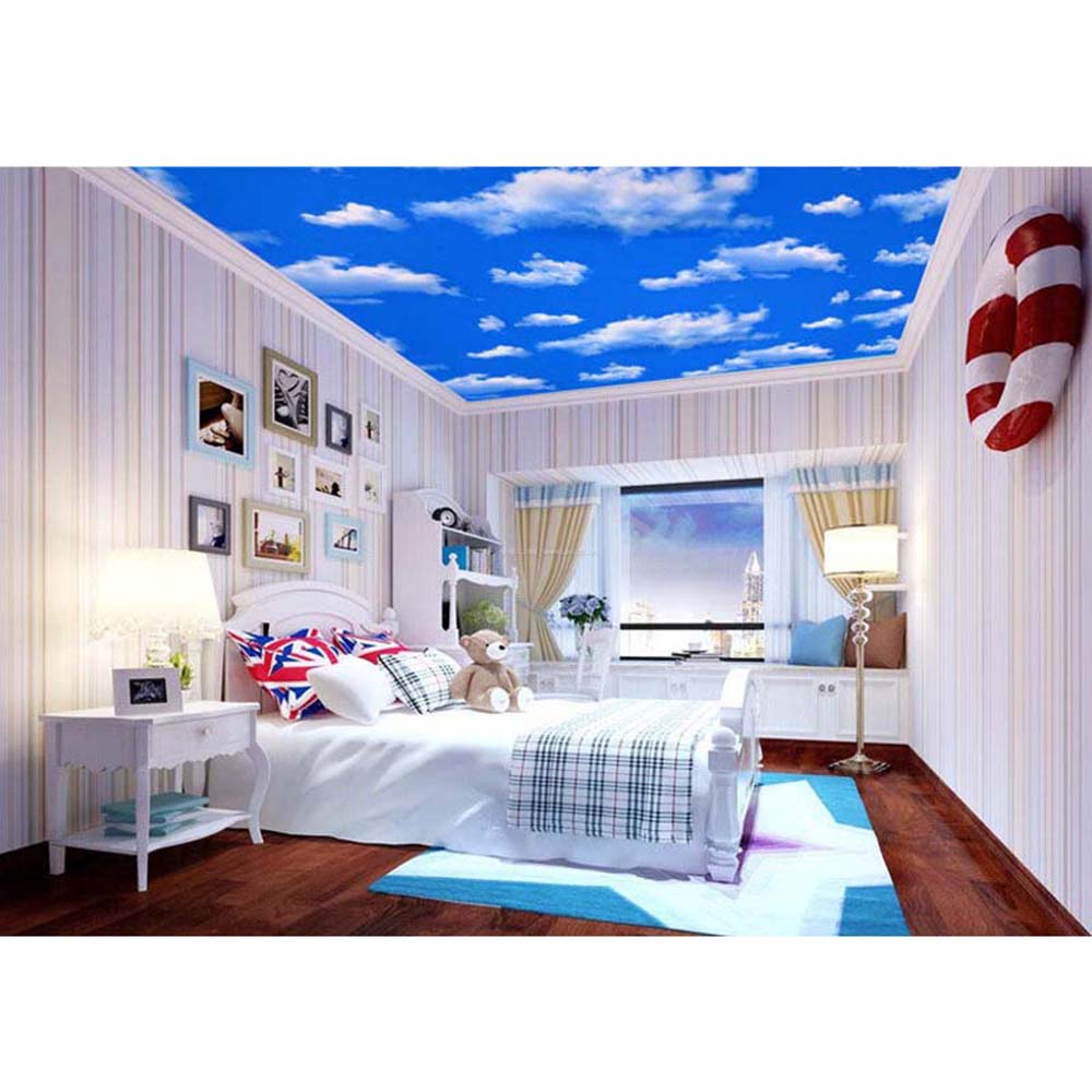 Papel Vinilo Adhesivo De 45 cm x 10 mts Nubes