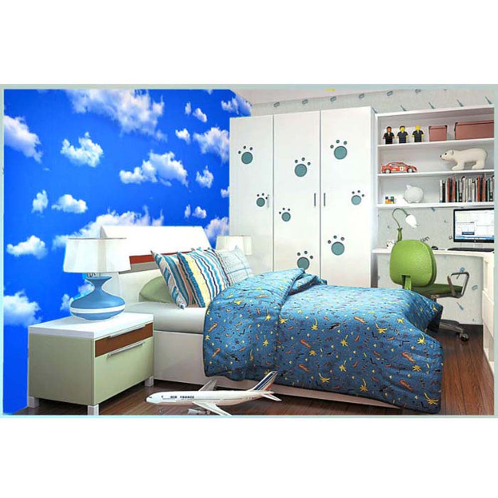 Papel Vinilo Adhesivo De 45 cm x 10 mts Nubes