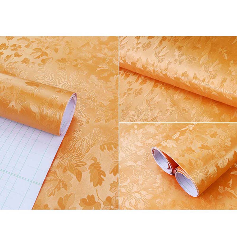 Papel Vinilo Adhesivo De 45 cm x 10 mts Dorado