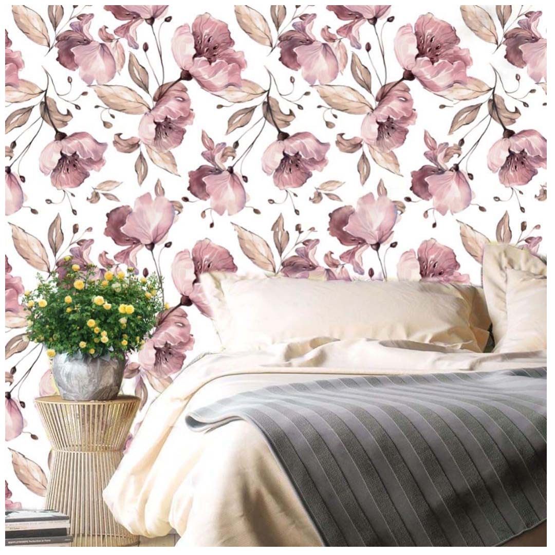 Papel Vinilo Adhesivo De 45 cm x 10 mts Floral