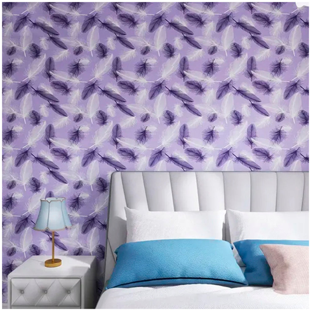 Papel Vinilo Adhesivo De 45 cm x 10 mts Lila