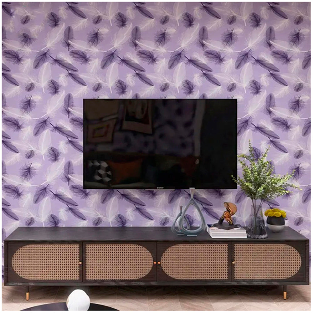 Papel Vinilo Adhesivo De 45 cm x 10 mts Lila