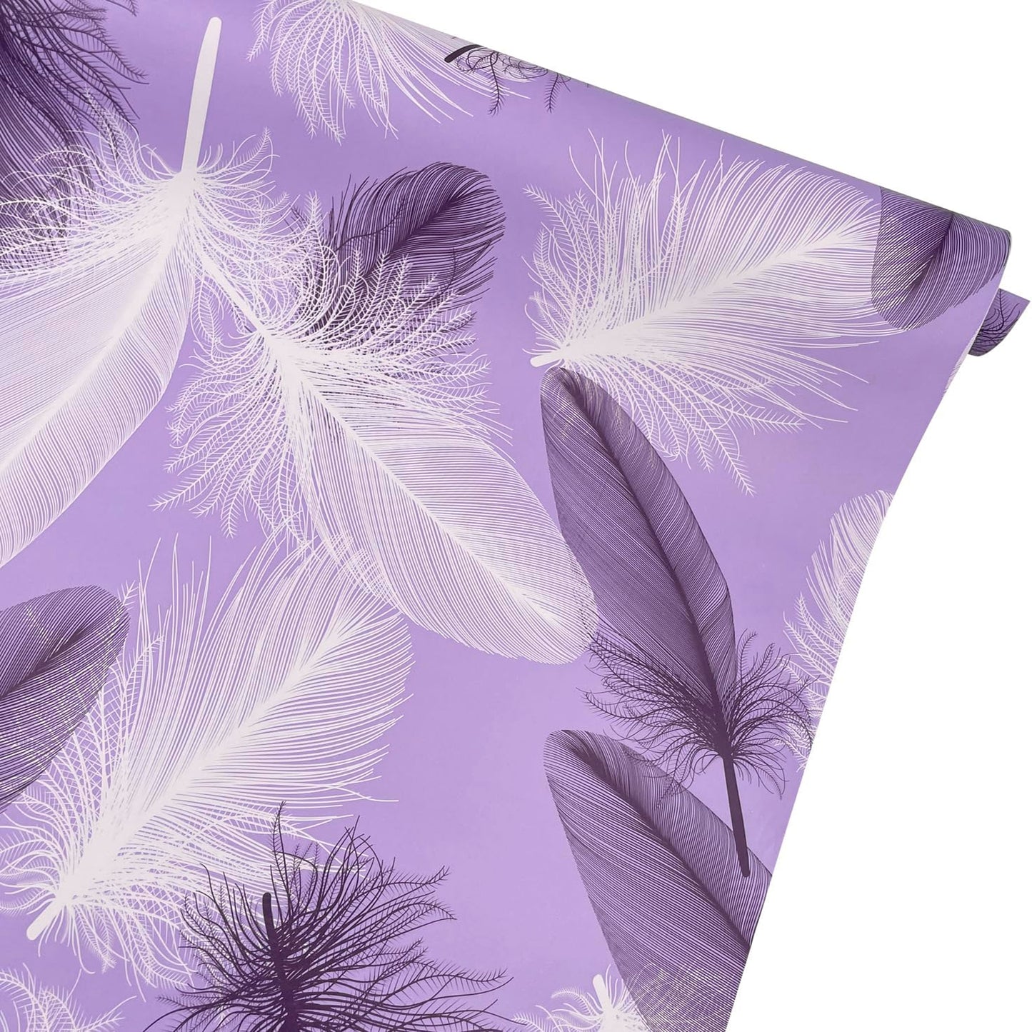 Papel Vinilo Adhesivo De 45 cm x 10 mts Lila