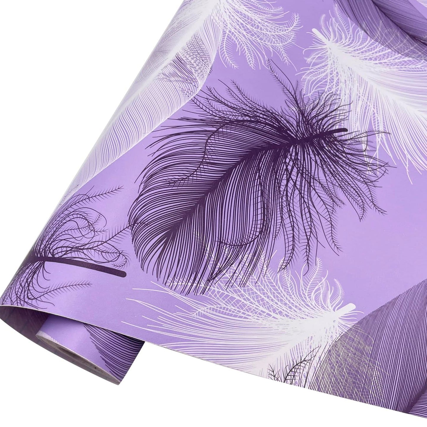 Papel Vinilo Adhesivo De 45 cm x 10 mts Lila