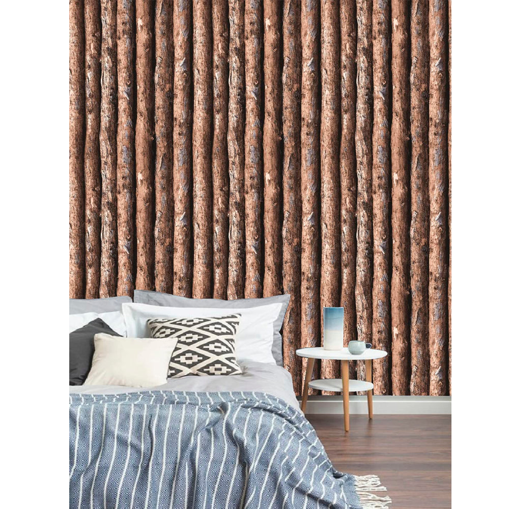 Papel Vinilo Adhesivo De 45 cm x 10 mts Madera