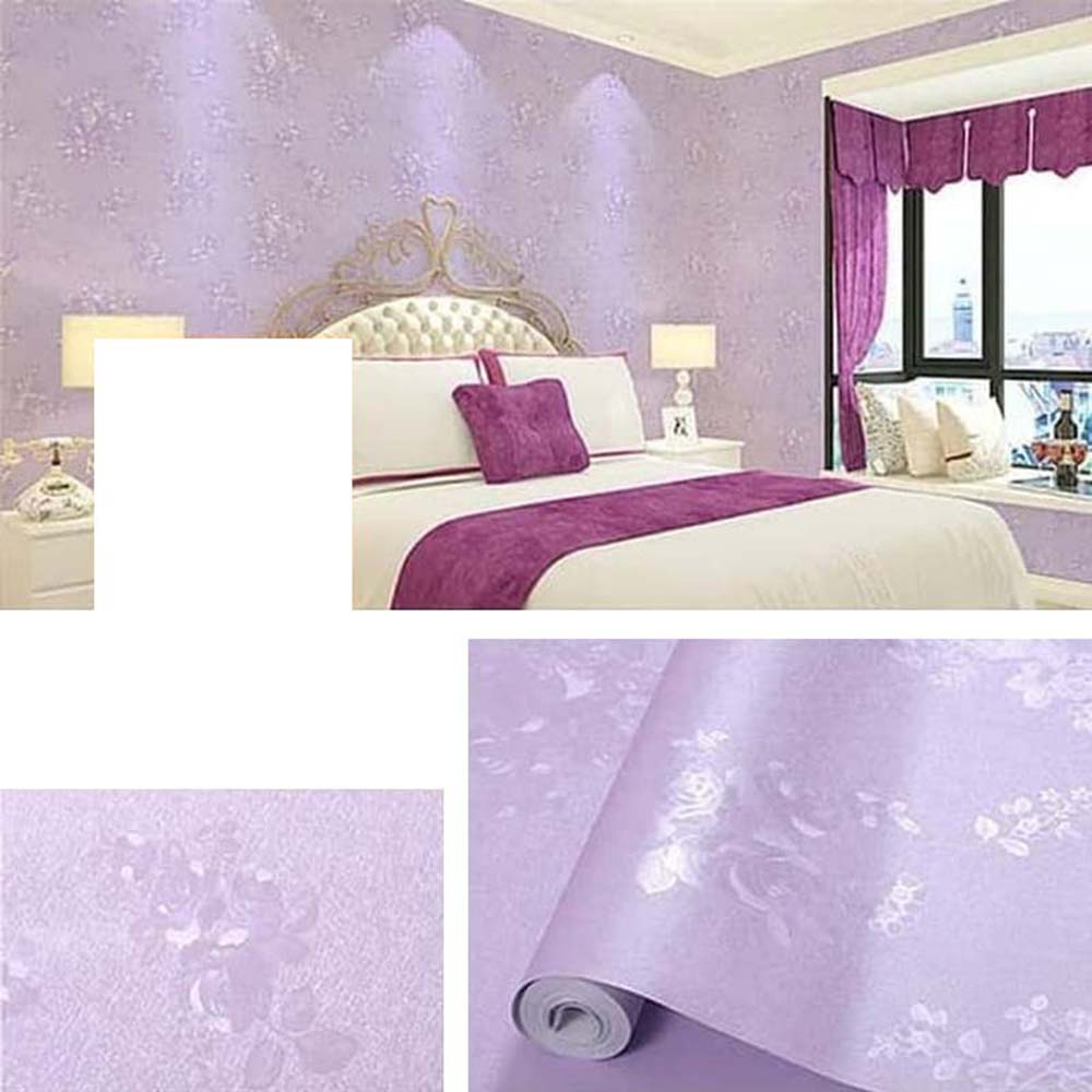 Papel Vinilo Adhesivo De 45 cm x 10 mts Lila