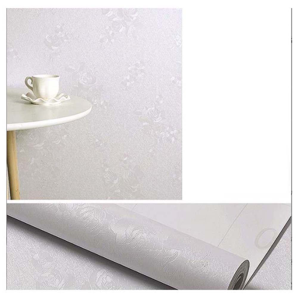 Papel Vinilo Adhesivo De 45 cm x 10 mts Blanco