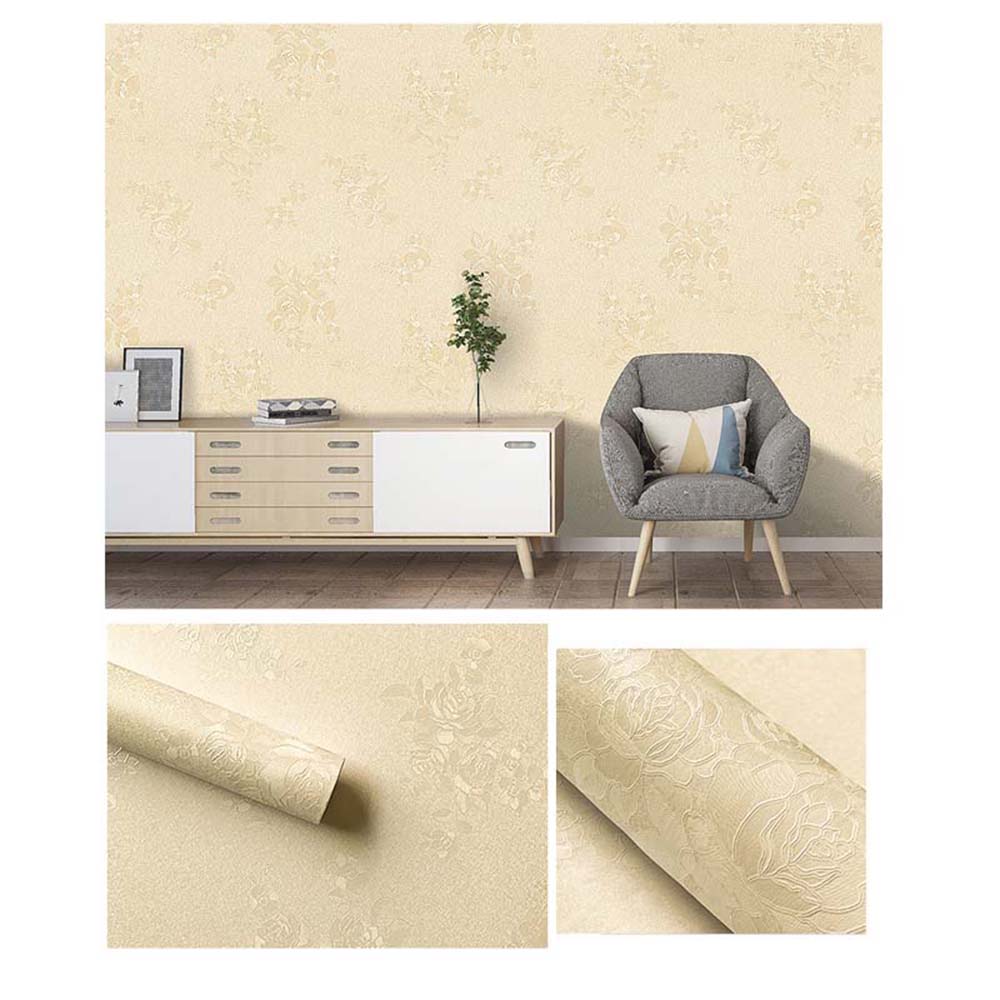 Papel Vinilo Adhesivo De 45 cm x 10 mts Beige