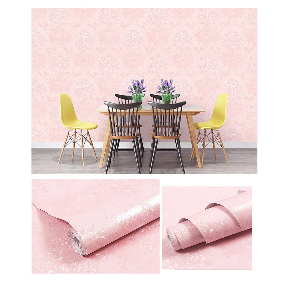 Papel Vinilo Adhesivo De 45 cm x 10 mts Rosa
