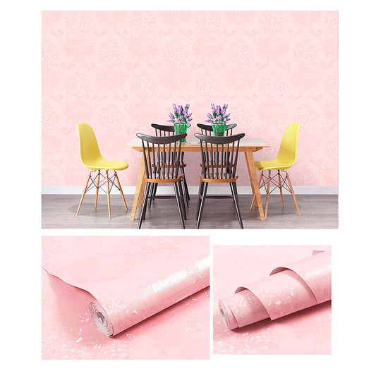 Papel Vinilo Adhesivo De 45 cm x 10 mts Rosa