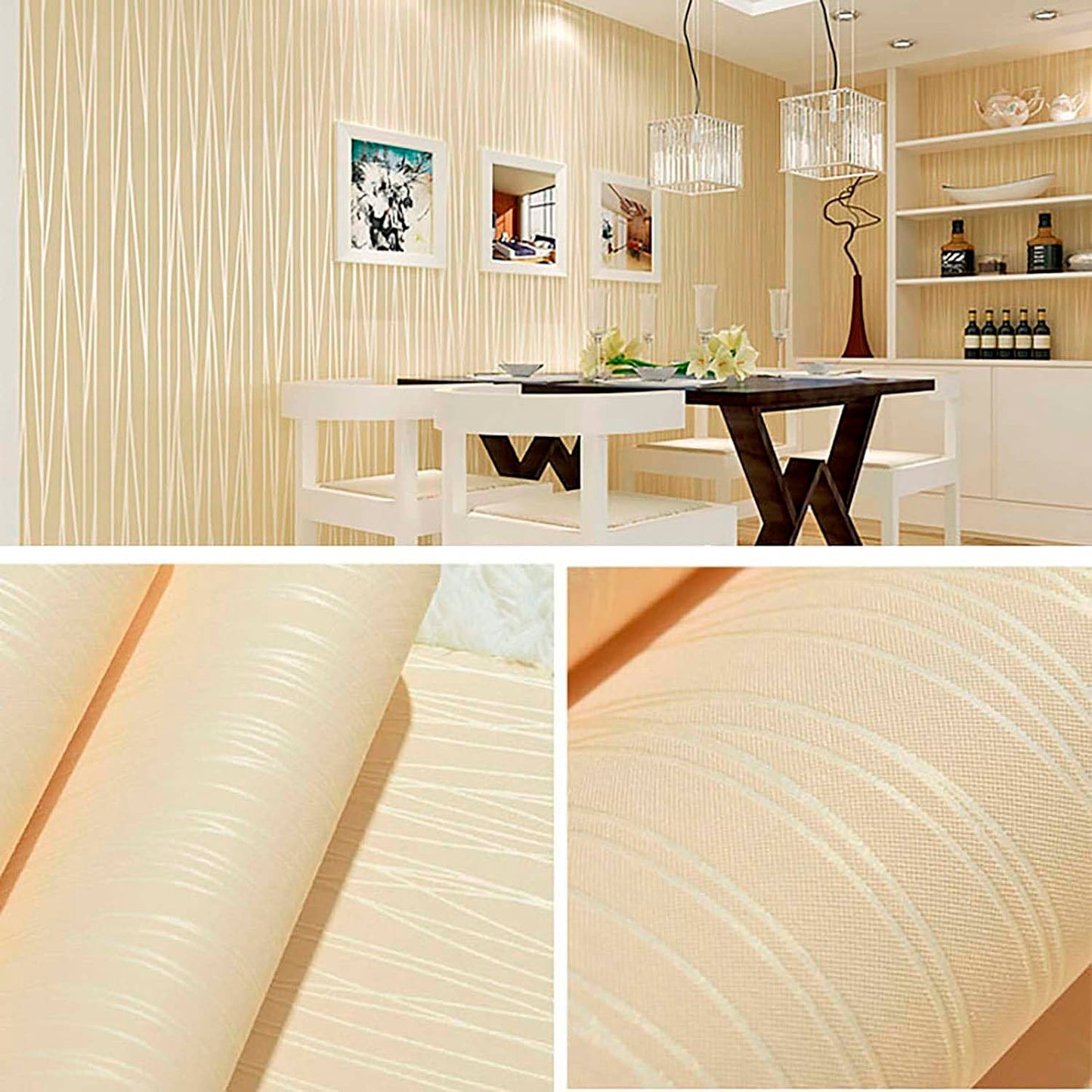 Papel Vinilo Adhesivo De 45 cm x 10 mts Amarillo