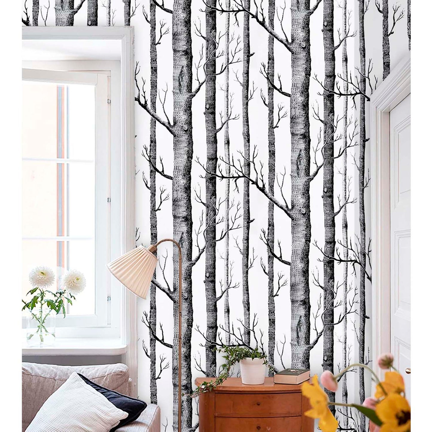 Papel Vinilo Adhesivo De 45 cm x 10 mts Naturaleza