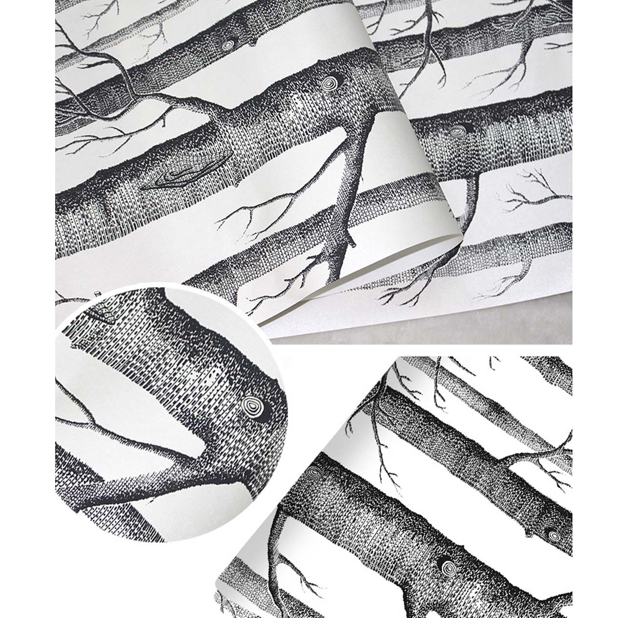 Papel Vinilo Adhesivo De 45 cm x 10 mts Naturaleza