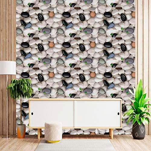 Papel Vinilo Adhesivo De 60 cm x 10 mts Brillante Rocas