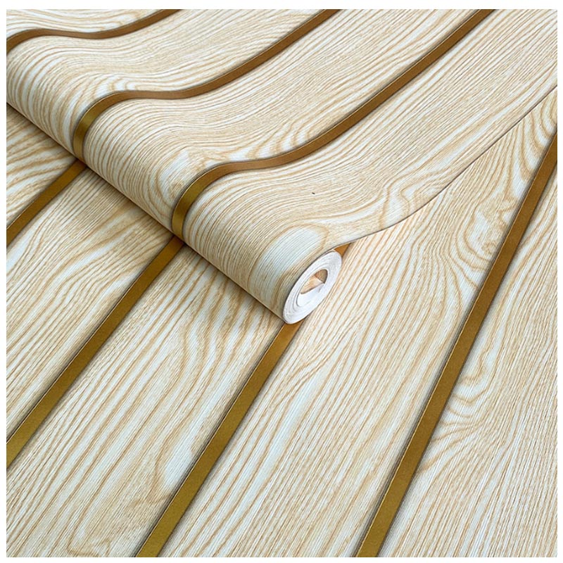 Papel Vinilo Adhesivo De 45 cm x 10 mts Tipo Madera