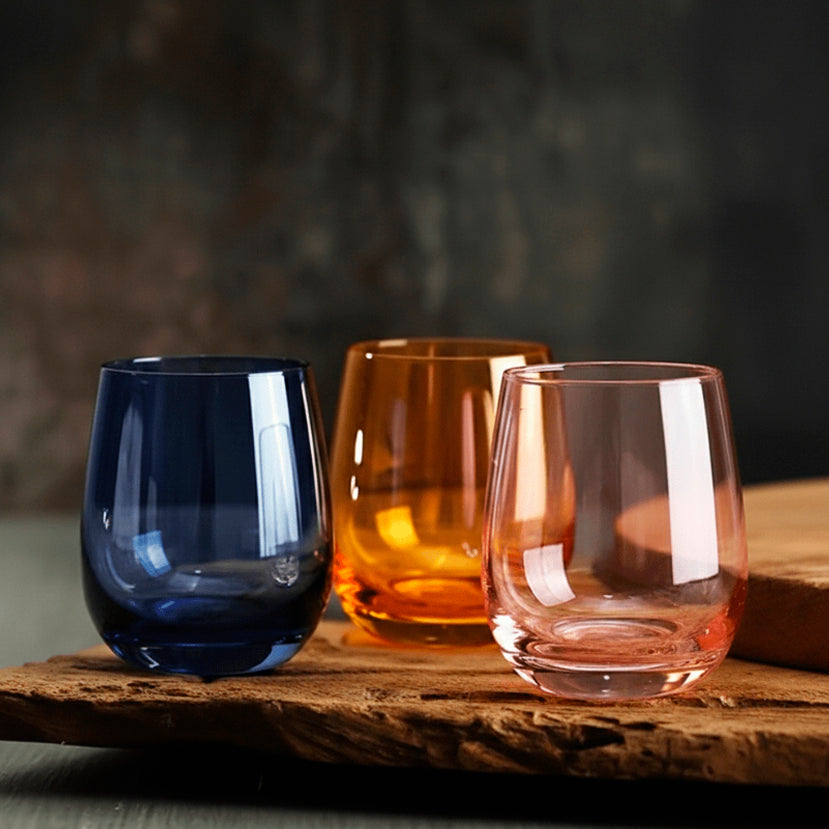 Vasos Whisky Colors De 380 ml Set x 6 Piezas