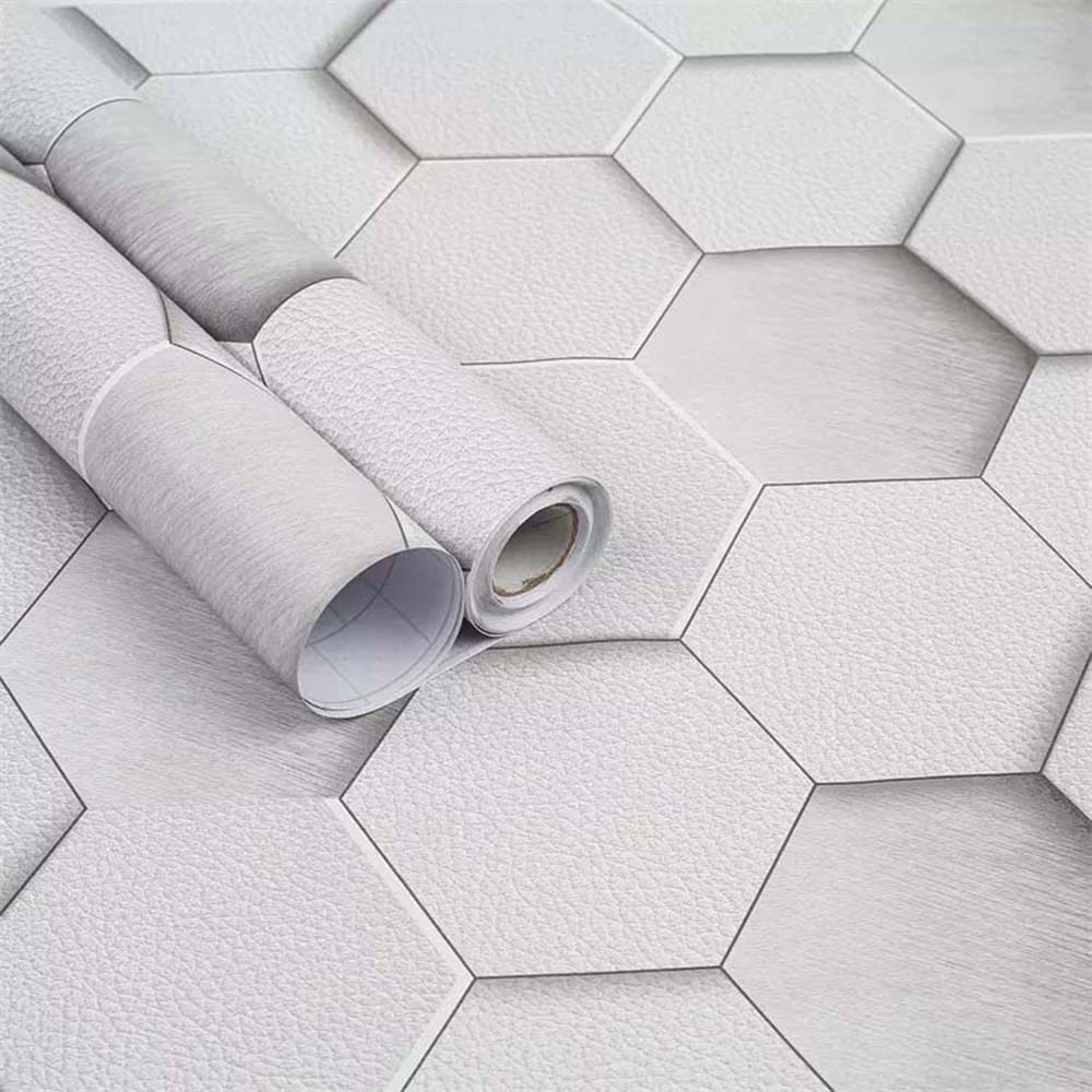 Papel Vinilo Adhesivo De 45 cm x 10 mts Geometrico