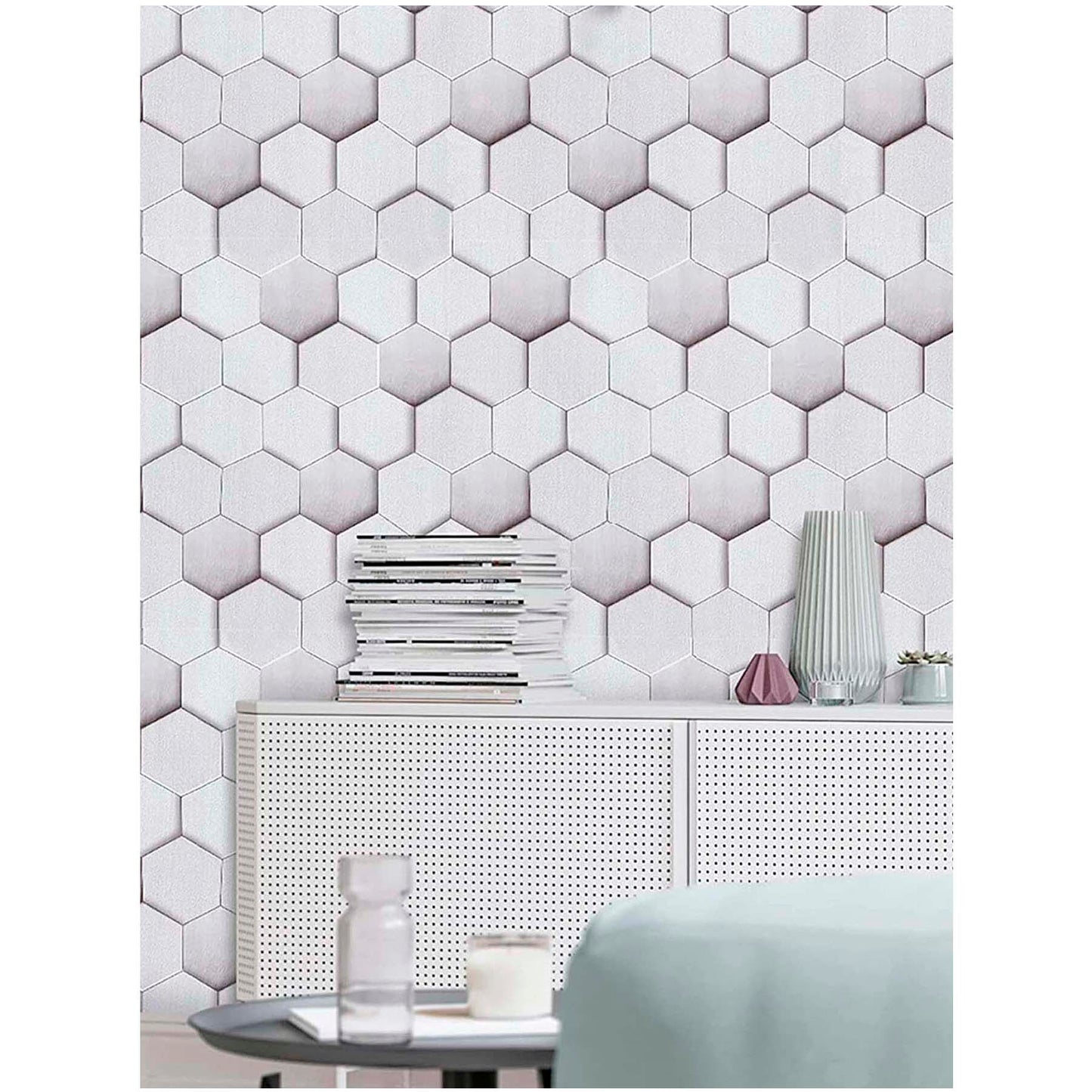 Papel Vinilo Adhesivo De 45 cm x 10 mts Geometrico